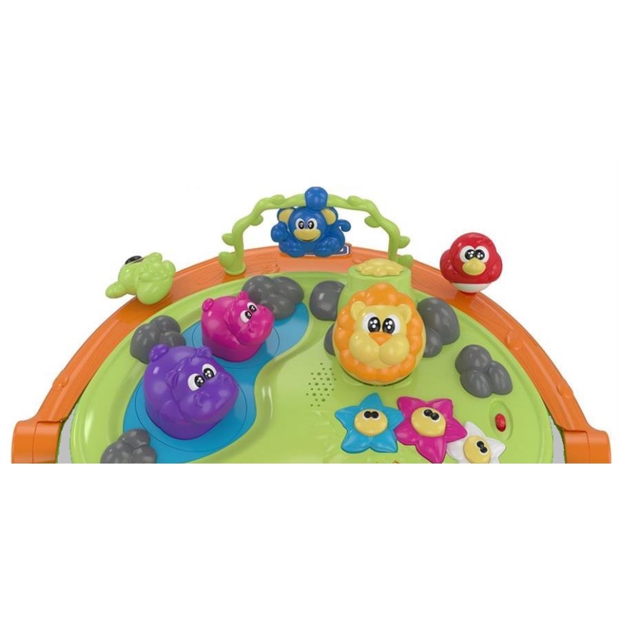 Chicco - Andador para bebés WALKY TALKY 2xAA gris