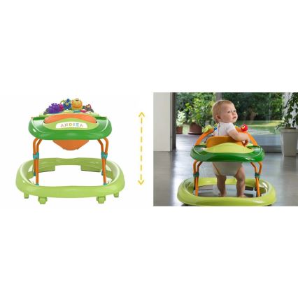 Chicco - Andador para bebés WALKY TALKY 2xAA Verde