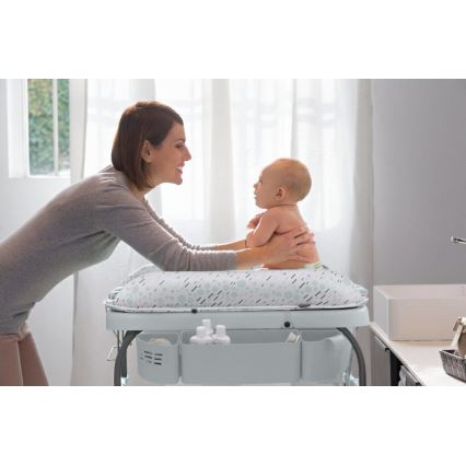 Chicco - Cambiador con bañera CUDDLE&BUBBLE gris