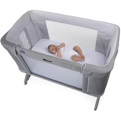 Chicco - Cuna para bebé 3en1 3v1 NEXT2ME FOREVER gris claro