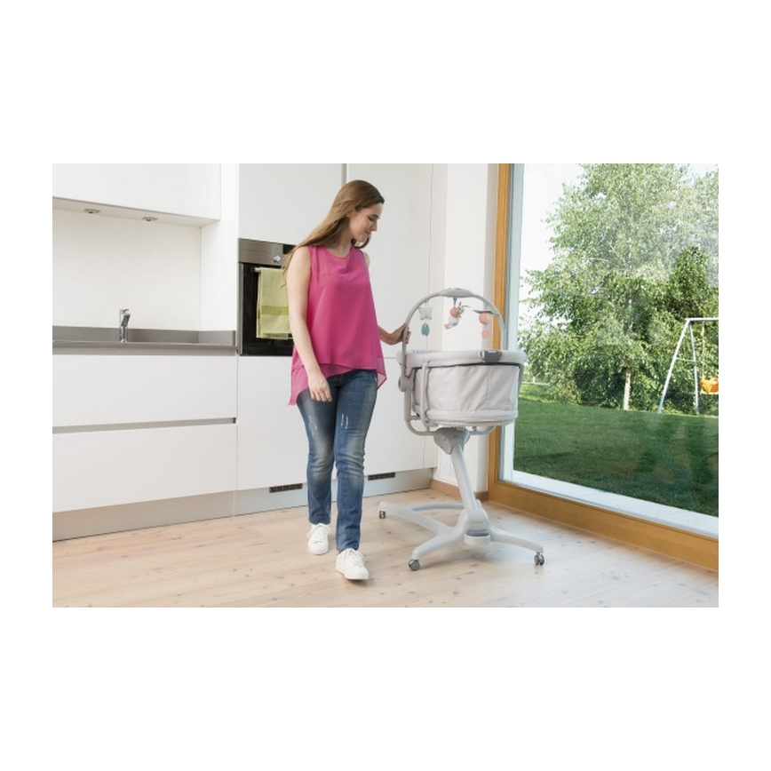 Chicco - Cuna para bebé 4en1 BABY HUG blanco