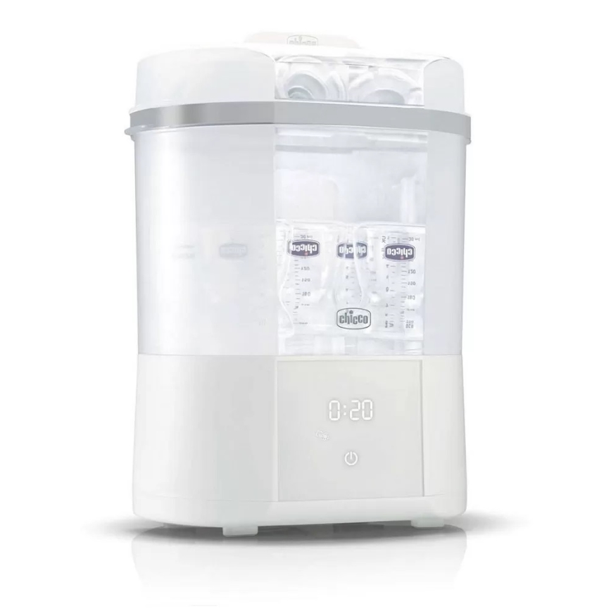Chicco - Esterilizador y secador eléctrico a vapor 2en1