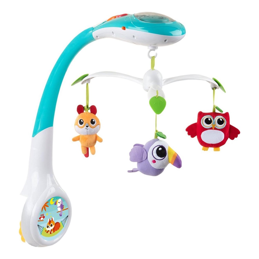 Chicco - Móvil de cuna con proyector MAGIC FOREST 3xAA