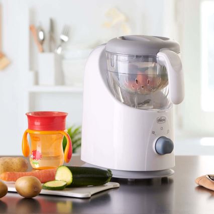 Chicco - Olla de vapor y blender 4en1 EASY MEAL