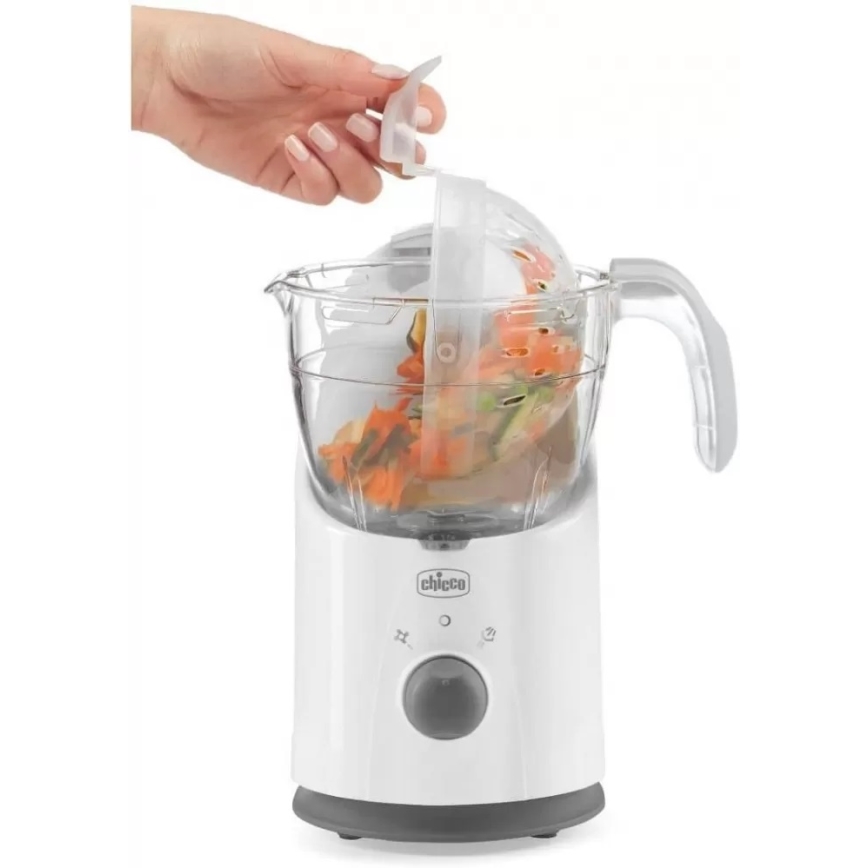 Chicco - Olla de vapor y blender 4en1 EASY MEAL