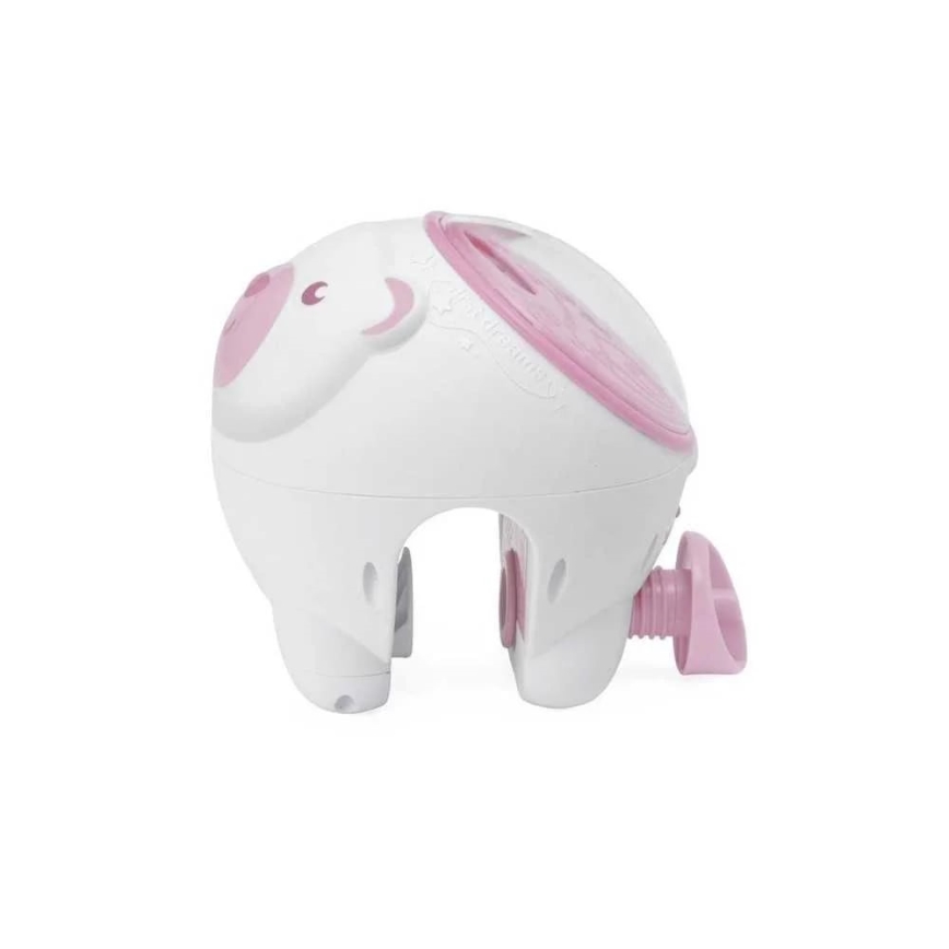 Chicco - Proyector infantil 2en1 POLAR BEAR 3xAA rosa
