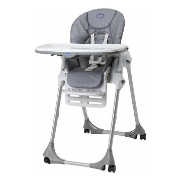 Chicco - Silla de comedor para niños Polly Easy gris