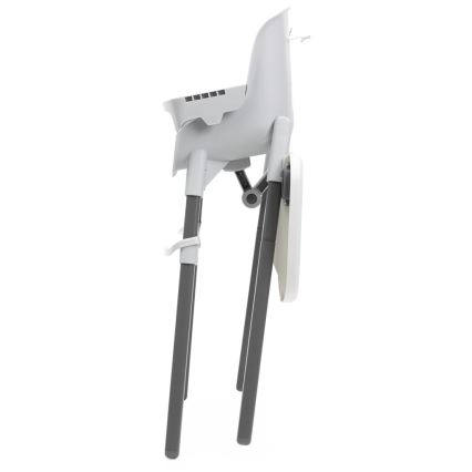Chicco - Silla de comedor para niños ZEST 3en1 blanco/gris