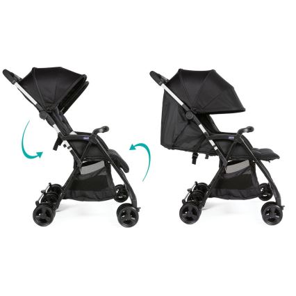 Chicco - Silla de paseo para gemelos OHLALA TWIN Black Noche negro