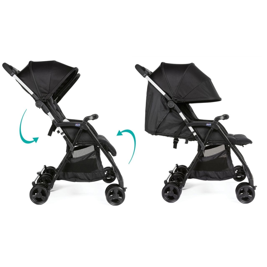 Chicco - Silla de paseo para gemelos OHLALA TWIN Black Noche negro