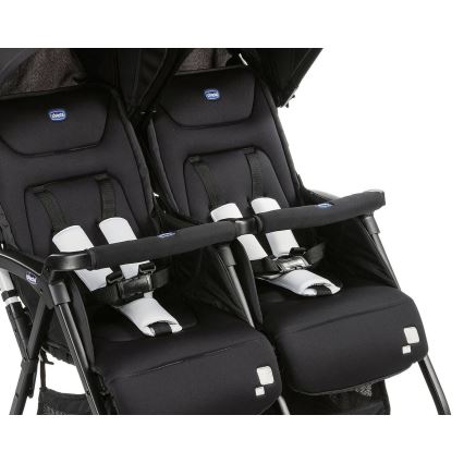 Chicco - Silla de paseo para gemelos OHLALA TWIN Black Noche negro