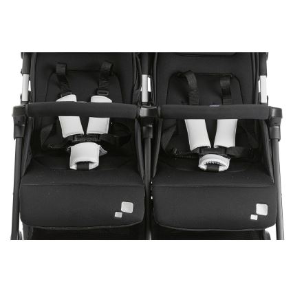 Chicco - Silla de paseo para gemelos OHLALA TWIN Black Noche negro