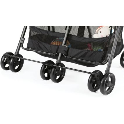 Chicco - Silla de paseo para gemelos OHLALA TWIN Black Noche negro