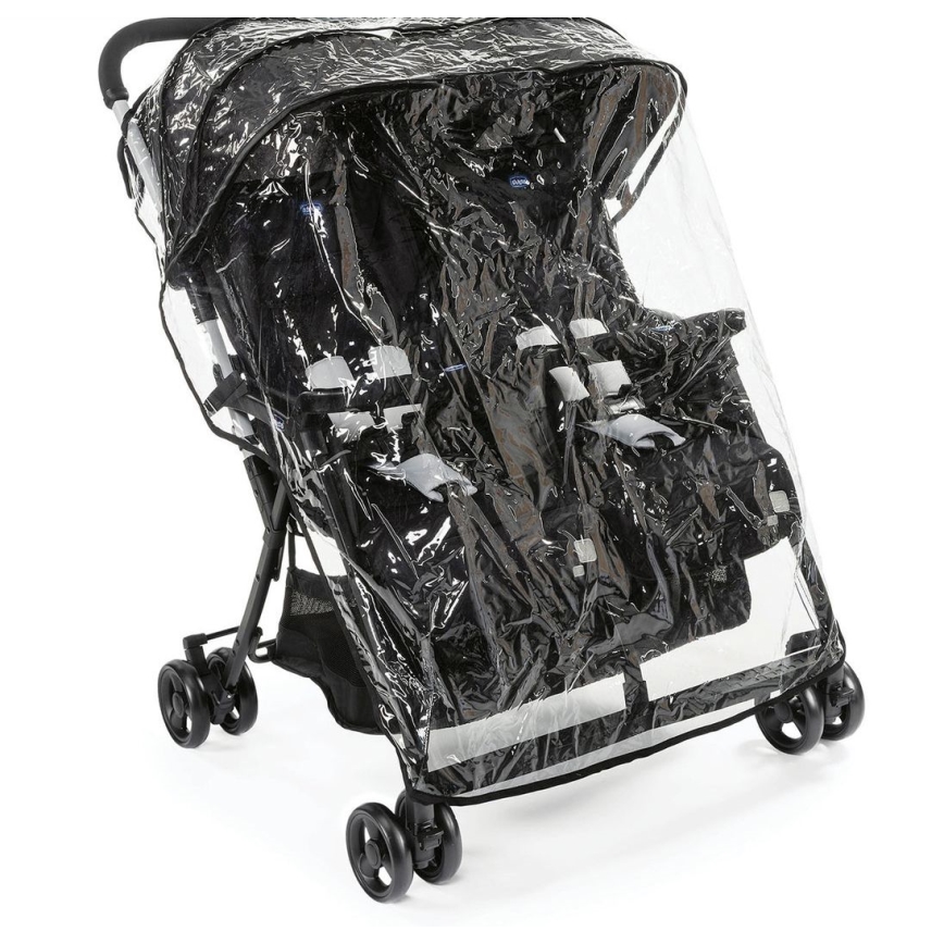 Chicco - Silla de paseo para gemelos OHLALA TWIN Black Noche negro