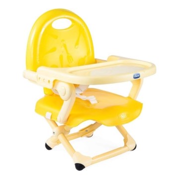 Chicco - Silla elevadora portátil para niños POCKET SNACK amarillo