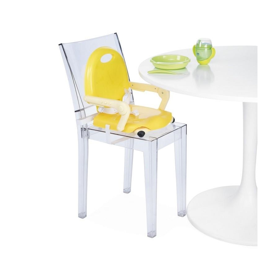 Chicco - Silla elevadora portátil para niños POCKET SNACK amarillo