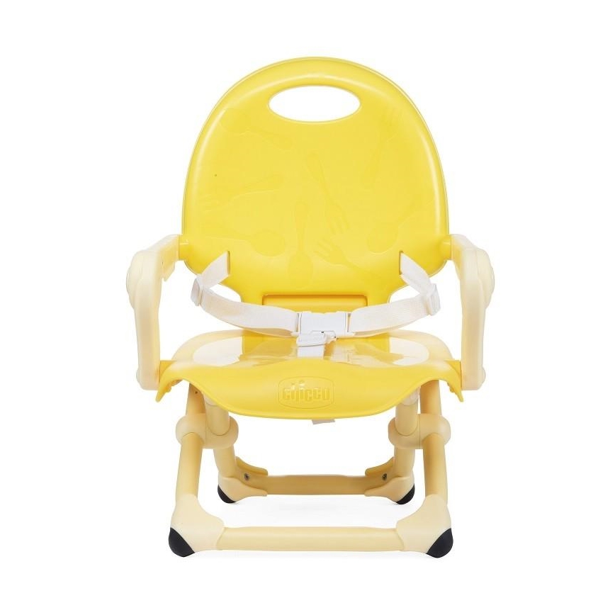 Chicco - Silla elevadora portátil para niños POCKET SNACK amarillo
