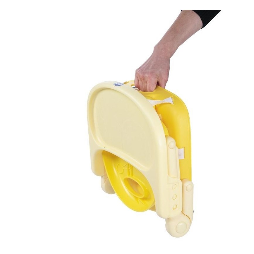 Chicco - Silla elevadora portátil para niños POCKET SNACK amarillo