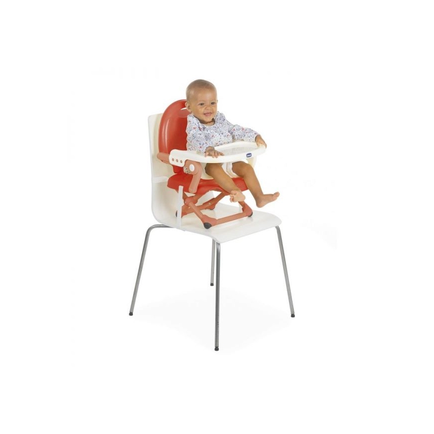 Chicco - Silla elevadora portátil para niños POCKET SNACK rojo