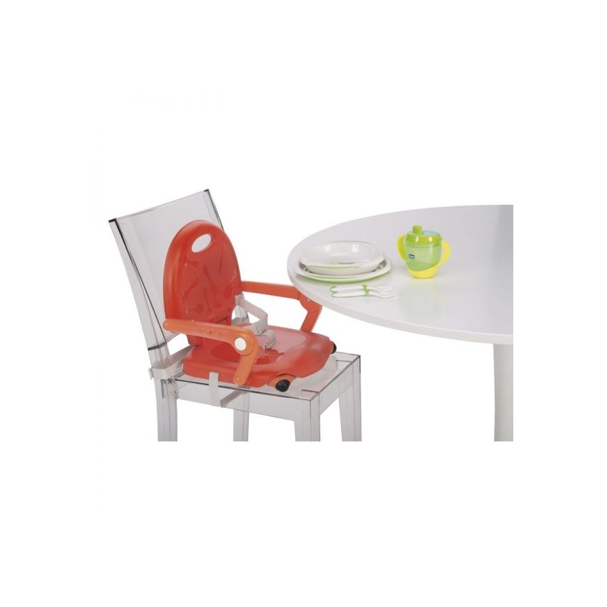 Chicco - Silla elevadora portátil para niños POCKET SNACK rojo