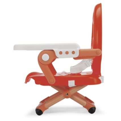 Chicco - Silla elevadora portátil para niños POCKET SNACK rojo