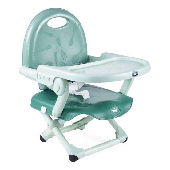 Chicco - Silla elevadora portátil para niños POCKET SNACK turquesa