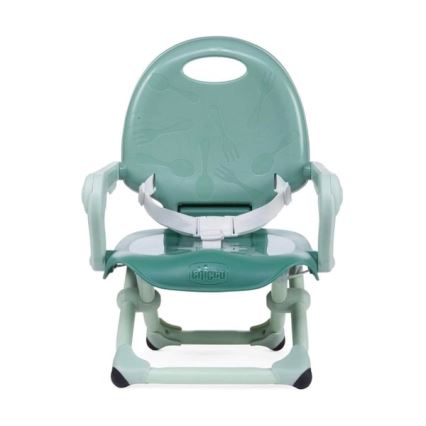 Chicco - Silla elevadora portátil para niños POCKET SNACK turquesa