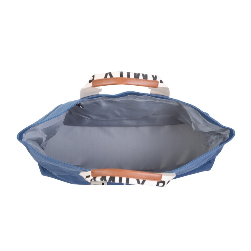 Childhome - Bolsa de viaje FAMILY BAG CANVAS azul