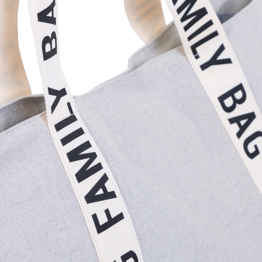 Childhome - Bolsa de viaje FAMILY BAG CANVAS blanco
