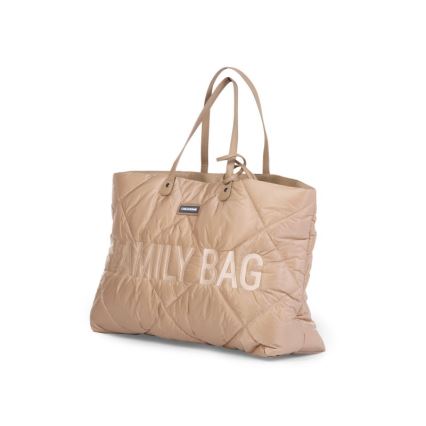 Childhome - Bolsa de viaje FAMILY BAG PUFFERED color crema