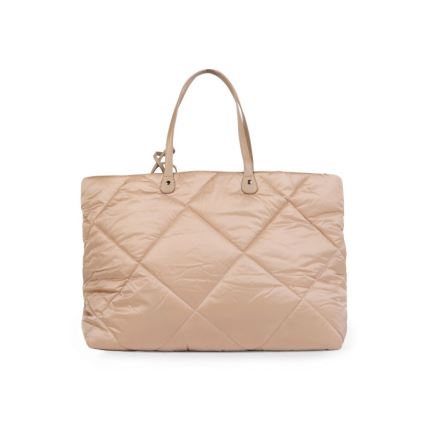 Childhome - Bolsa de viaje FAMILY BAG PUFFERED color crema