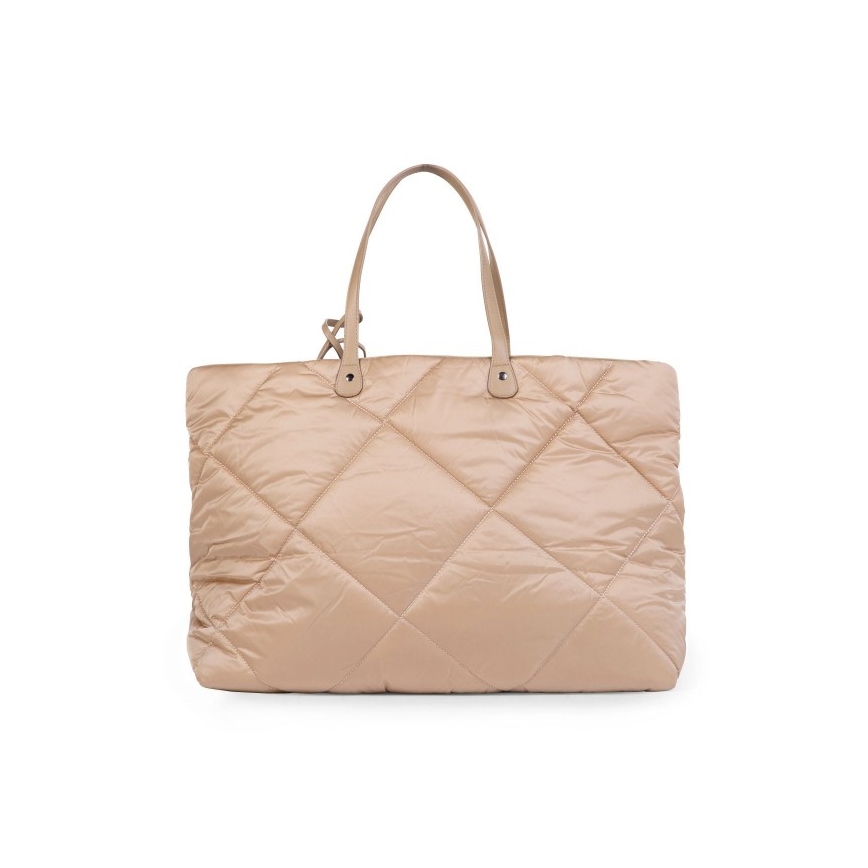 Childhome - Bolsa de viaje FAMILY BAG PUFFERED color crema