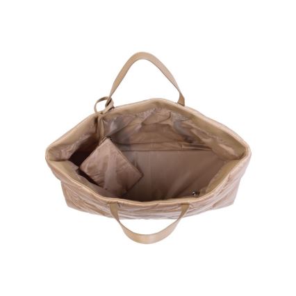 Childhome - Bolsa de viaje FAMILY BAG PUFFERED color crema