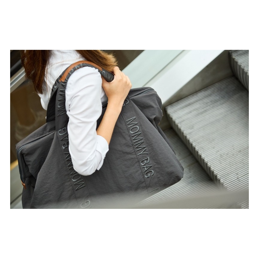 Childhome - Bolso cambiador MOMMY BAG gris