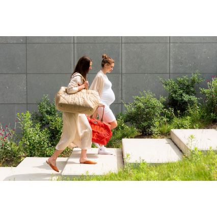 Childhome - Bolso cambiador MOMMY BAG PUFFERED beige