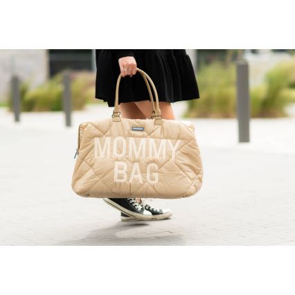 Childhome - Bolso cambiador MOMMY BAG PUFFERED beige