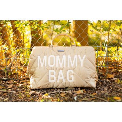 Childhome - Bolso cambiador MOMMY BAG PUFFERED beige