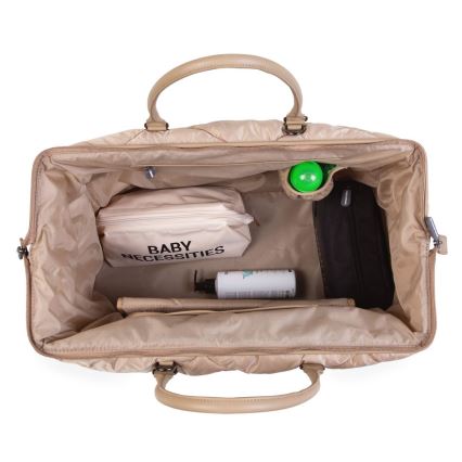 Childhome - Bolso cambiador MOMMY BAG PUFFERED beige