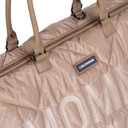 Childhome - Bolso cambiador MOMMY BAG PUFFERED beige