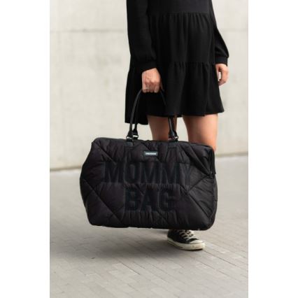Childhome - Bolso cambiador MOMMY BAG PUFFERED negro