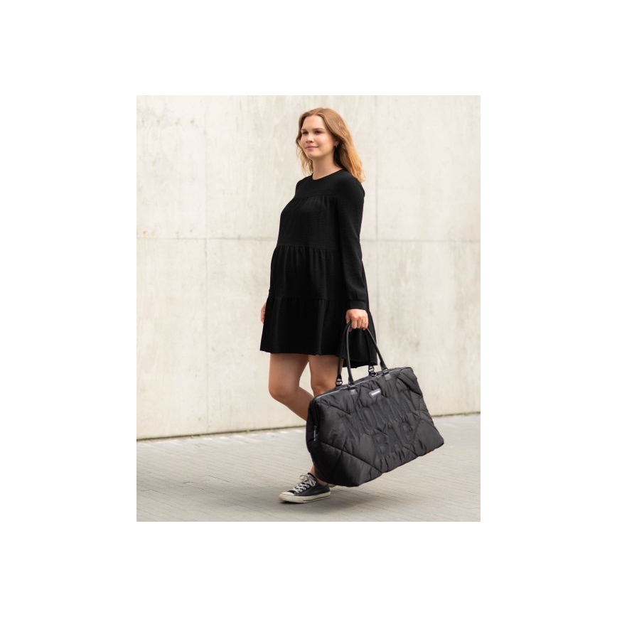 Childhome - Bolso cambiador MOMMY BAG PUFFERED negro