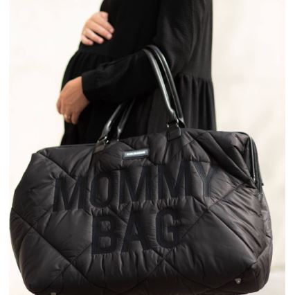 Childhome - Bolso cambiador MOMMY BAG PUFFERED negro