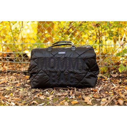 Childhome - Bolso cambiador MOMMY BAG PUFFERED negro