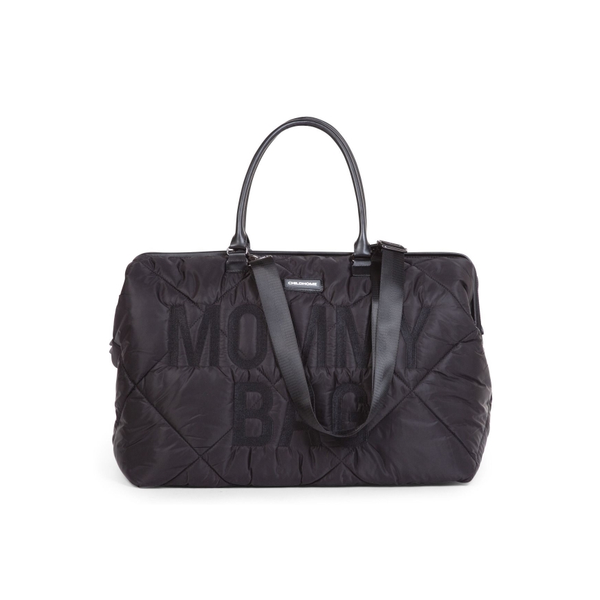 Childhome - Bolso cambiador MOMMY BAG PUFFERED negro
