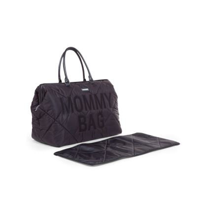 Childhome - Bolso cambiador MOMMY BAG PUFFERED negro