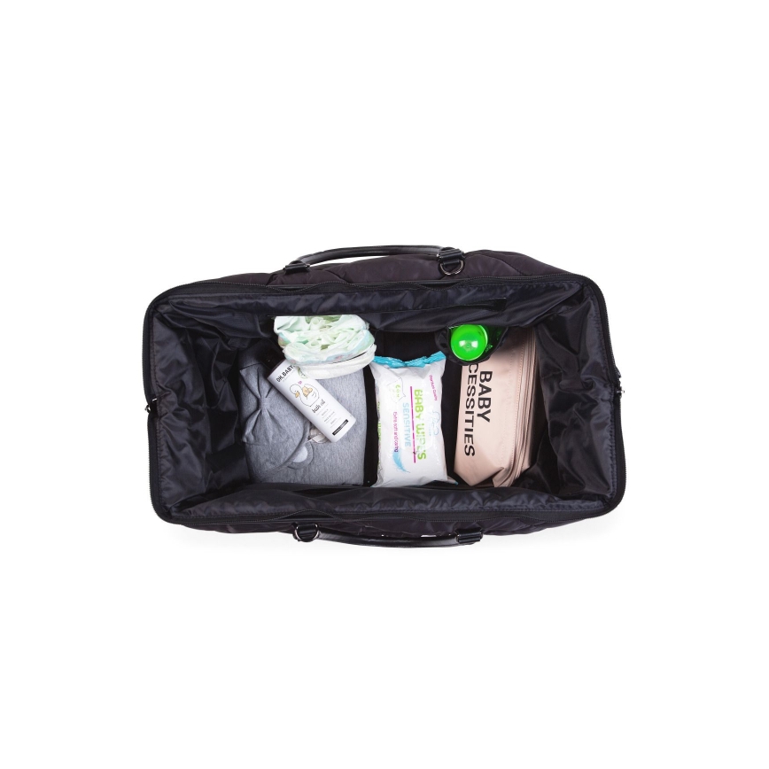 Childhome - Bolso cambiador MOMMY BAG PUFFERED negro