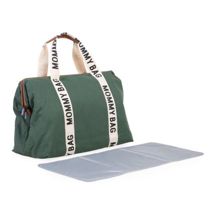 Childhome - Bolso cambiador MOMMY BAG verde