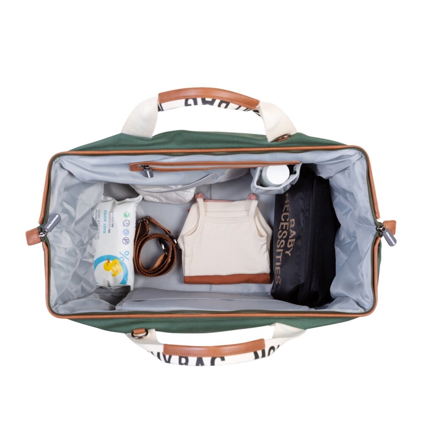 Childhome - Bolso cambiador MOMMY BAG verde