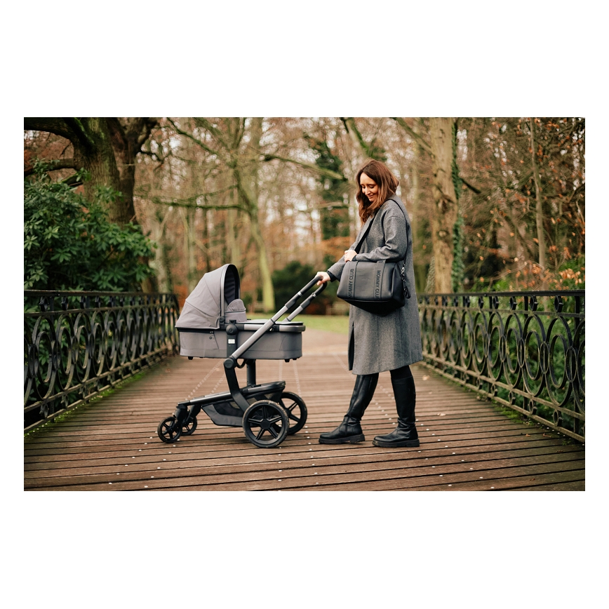 Childhome - Bolso cambiador MOMMY CLUB negro