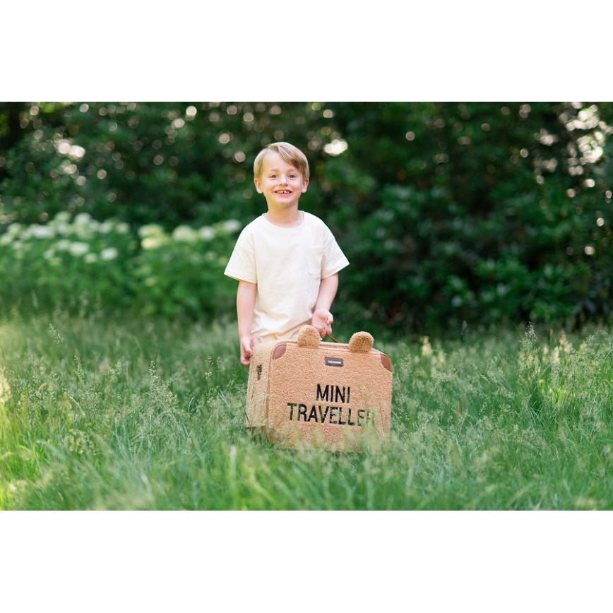 Childhome - Maleta de viaje para niños TEDDY marrón